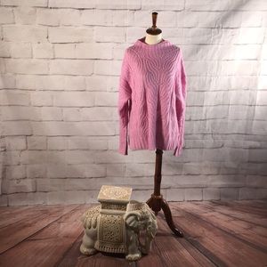 J. Crew Pointelle Cable Knit Sweater